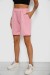 Шорти жіночі однотонні, колір пудровий, 238R57820 Шорти жіночі однотонні, колір пудровий, 238R57820
