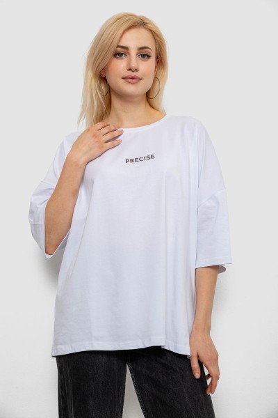 Футболка женская с принтом, цвет белый, 244R2021-5