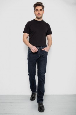 Джинсы мужские демисезонные  -уценка, цвет темно-синий, 243R8136-U-6