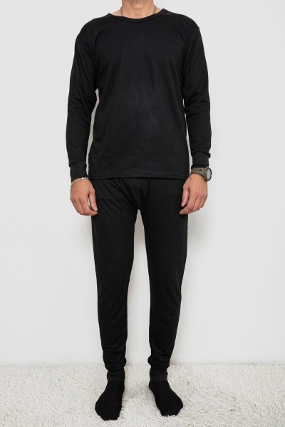 Термобелье мужское, цвет черный, 241R0107