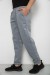 Спортивные штаны мужские на флисе, цвет серый, 238R58641