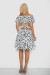 Платье софт с принтом, цвет белый, 230R0105-1 Платье софт с принтом, цвет белый, 230R0105-1