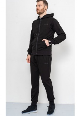 Спорт костюм мужской демисезонный, цвет черный, 223R005