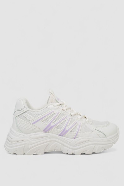 Кросівки жіночі, колір біло-бузковий, 248RA120