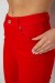 Джинсы женские Slim Fit, цвет красный, 182R1489S19