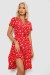 Платье софт с принтом, цвет красный, 230R0032 Платье софт с принтом, цвет красный, 230R0032