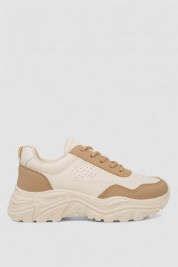 Кросівки жіночі, колір бежевий, 248RA70-65