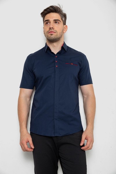 Рубашка мужская . -уценка, цвет синий, 214R7114-2-U-2