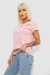 Футболка женская с принтом, цвет розовый, 244R2214-6
