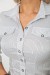 Сорочка класична в смужку, колір біло-сірий, 230R643-2 Сорочка класична в смужку, колір біло-сірий, 230R643-2