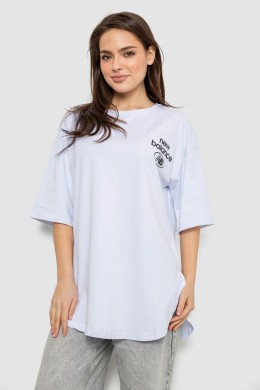 Футболка женская с принтом, цвет белый, 244R2030