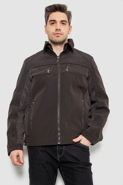 Куртка мужская демисезонная, цвет темно-коричневый, 244R1128