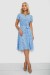 Платье софт с принтом, цвет голубой, 230R1111 Платье софт с принтом, цвет голубой, 230R1111