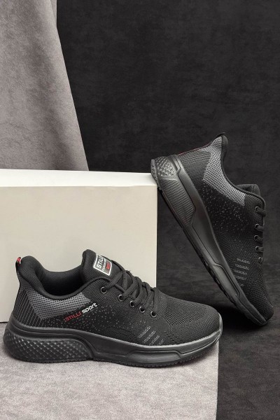 Кроссовки мужские демисезонные, цвет черно-серый, 248RH272