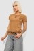 Футболка женская с принтом, цвет бежевый, 244R2214-6