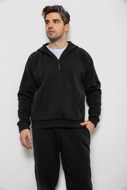 Спортивный костюм мужской на флисе., цвет черный, 238R030