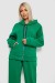 Спортивный костюм женский на флисе, цвет зеленый, 238R5715