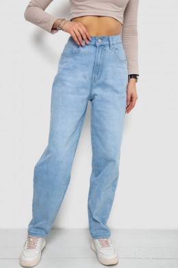 Джинсы женские MOM  -уценка, цвет голубой, 255RM580-U-38