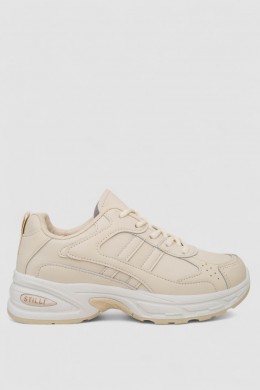 Кроссовки женские, цвет бежевый, 248RN30