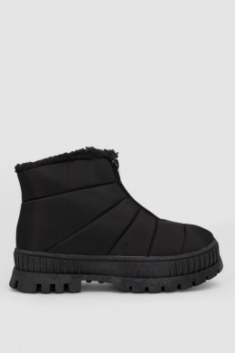 Дутики женские зимние на меху, цвет черный, 248RCX1740