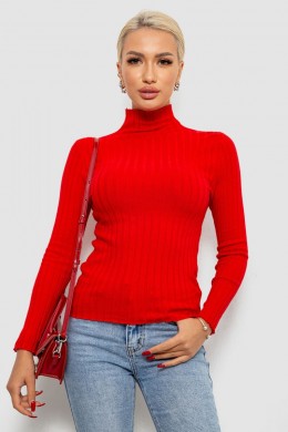 Гольф женский однотонный, цвет красный, 204R040