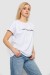 Футболка жіноча з принтом, колір білий, 244R3016