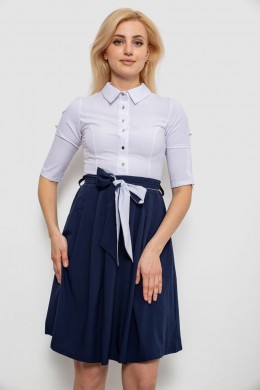 Платье женское софт  -уценка, цвет бело-синий, 230R79-11-U-3
