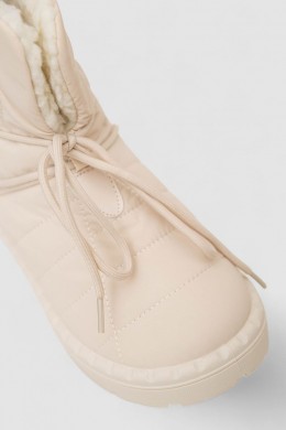 Дутики жіночі зимові на хутрі, колір бежевий, 248RFM500