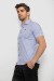 Сорочка чоловіча з коротким рукавом, колір блакитний, 214R6917-15