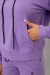 Спортивный костюм женский двухнитка, цвет сиреневый, 214R1419-002