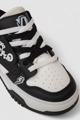 Кросівки жіночі, колір біло-чорний, 256RCR-2-5