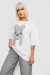Футболка женская с принтом, цвет молочный, 244R3008