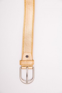 Ремень женский однотонный, цвет золотистый, 196R3010W3