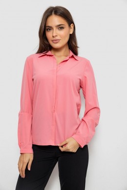 Сорочка жіноча однотонна, колір рожевий, 230R100-5