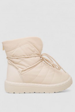 Дутики жіночі зимові на хутрі, колір бежевий, 248RFM500