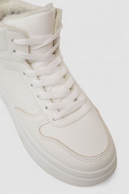 Кроссовки женские зимние, цвет белый, 248RBB03