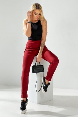 Лосины однотонные, цвет бордовый, 257R2045