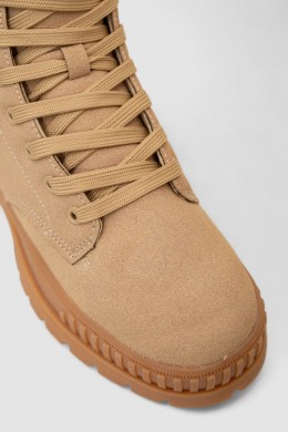 Ботинки женские зимние на меху, цвет бежевый, 248RCX1750-3