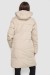 Пуховик женский удлиненный, цвет бежевый, 243R2309