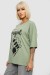 Футболка женская с принтом, цвет оливковый, 244R6005