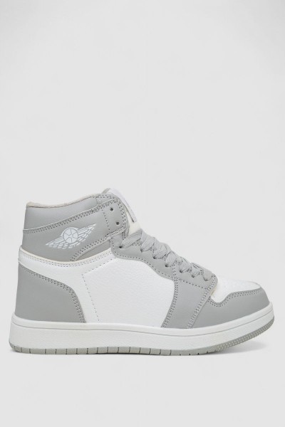 Кроссовки женские зимние на меху, цвет бело-серый, 248RHB470-6