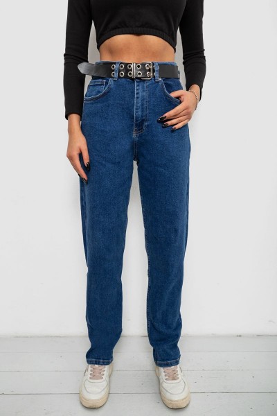 Джинсы женские MOM, цвет синий, 244R001123