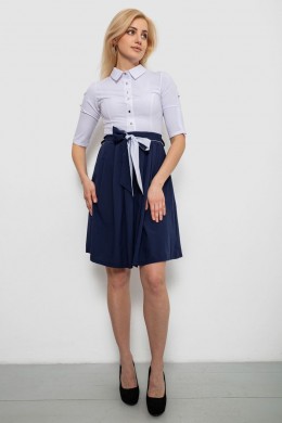 Платье женское софт  -уценка, цвет бело-синий, 230R79-11-U
