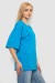 Футболка женская однотонная, цвет голубой, 244R2023