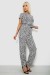 Костюм женский повседневный с принтом, цвет молочный, 257R815-2 Костюм женский повседневный с принтом, цвет молочный, 257R815-2