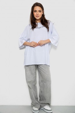 Футболка жіноча з принтом, колір білий, 244R3014