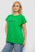 Футболка жіноча з принтом, колір зелений, 244R3016