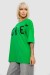 Футболка жіноча з принтом, колір зелений, 244R3008-1