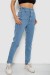 Джинсы женские Mom-fit, цвет голубой, 244R1640S20
