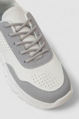 Кросівки жіночі, колір біло-сірий, 248RA70